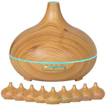 Load image into Gallery viewer, Wonderful Scents 300ml Essential Oil Diffuser Light Wood Grained Colors
