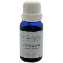 Load image into Gallery viewer, Wonderful Scents Cedarwood Essential Oil 15 ml Bottle
