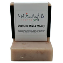 Load image into Gallery viewer, Wonderful Scents Cold Press Soap Oatmeal Milk Honey 2 Bars
