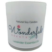 Load image into Gallery viewer, Wonderful Scents Lavender Tumbler Candle 11 oz Cotton Wick
