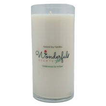 Load image into Gallery viewer, Wonderful Scents Never Ending Soy Candle Cedarwood and Amber
