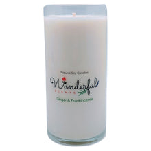 Load image into Gallery viewer, Wonderful Scents Never Ending Soy Candle Ginger and Frankincense
