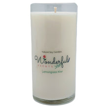 Load image into Gallery viewer, Wonderful Scents Never Ending Soy Candle Lemongrass Kiwi
