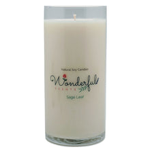 Load image into Gallery viewer, Wonderful Scents Never Ending Soy Candle Sage Leaf
