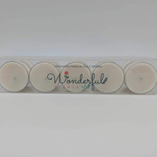 Load image into Gallery viewer, Wonderful_Scents_Unscented_Soy_Wax_Tealight_Candles
