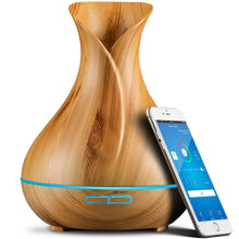 Load image into Gallery viewer, Wonderful Scents WiFi Vase Essential Oil Diffuser Light Wood
