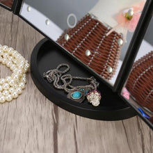 Load image into Gallery viewer, LED Touch Screen Makeup Mirror Tri Fold Magnifying With Lights Decoration For Home Lovers
