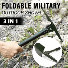 Load image into Gallery viewer, Portable Multi-Function Shovel Folding Spade Portable Survival Shovel Garden Tool
