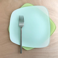 Load image into Gallery viewer, Set of 4 Recycled SeaGlass Form Plates-9" - Made in USA - Lead and Cadmium Free - Give Back Goods
