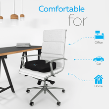 Load image into Gallery viewer, Everlasting Comfort Gel Infused Memory Foam Coccyx Seat Cushion
