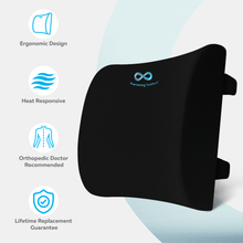 Load image into Gallery viewer, Everlasting Comfort Gel Infused Memory Foam Lumbar Support Back Cushion
