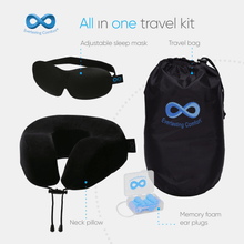 Load image into Gallery viewer, Everlasting Comfort Gel Infused Memory Foam Travel Pillow
