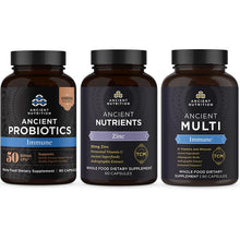 Load image into Gallery viewer, Core Immune System Support Kit Vegetarian Friendly Formulation
Featuring Real Food Sprouted and Fermented Ingredients For Vegetarian Friendly
