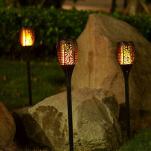 Load image into Gallery viewer, Outdoor Solar Flame Tiki Light Torch Decoration For Home Lovers
