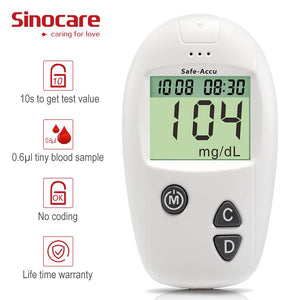 Accu Blood Glucose Meter Diabetes Tester Glucometer Accessories For Health Lovers