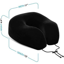 Load image into Gallery viewer, Everlasting Comfort Memory Foam Airplane Travel Pillow Kit
