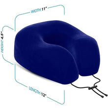 Load image into Gallery viewer, Everlasting Comfort Memory Foam Airplane Travel Pillow Kit
