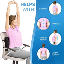 Load image into Gallery viewer, Everlasting Comfort Memory Foam Back Cushion Lumbar Support Pillow
