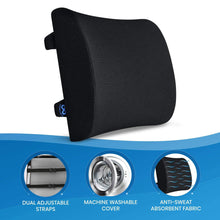 Load image into Gallery viewer, Everlasting Comfort Memory Foam Back Cushion Lumbar Support Pillow
