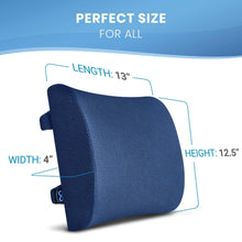 Load image into Gallery viewer, Everlasting Comfort Memory Foam Back Cushion Lumbar Support Pillow
