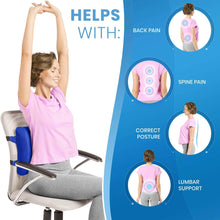 Load image into Gallery viewer, Everlasting Comfort Memory Foam Back Cushion Lumbar Support Pillow
