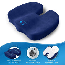Load image into Gallery viewer, Everlasting Comfort Memory Foam Coccyx Seat Cushion for Office Chair
