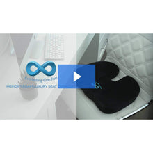 Load image into Gallery viewer, Everlasting Comfort Memory Foam Coccyx Seat Cushion for Office Chair
