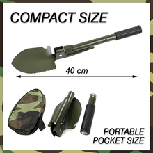 Load image into Gallery viewer, Portable Multi-Function Shovel Folding Spade Portable Survival Shovel Garden Tool

