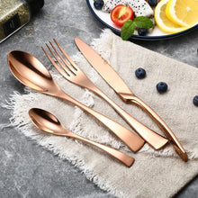 Load image into Gallery viewer, Luxury Stainless Steel 24-Piece Flatware Set Beauty And Health For Cookers
