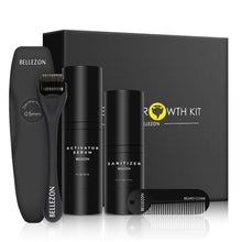 Load image into Gallery viewer, Beard Growth Oil Serum Kit &amp; Microneedle Follicle Roller Decoration For Beauty Lovers
