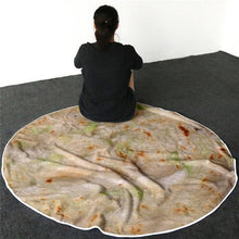 Load image into Gallery viewer, Mexican Burrito Tortilla Throw Blanket Soft Fleece For Home Lovers
