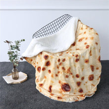 Load image into Gallery viewer, Mexican Burrito Tortilla Throw Blanket Soft Fleece For Home Lovers
