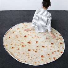 Load image into Gallery viewer, Mexican Burrito Tortilla Throw Blanket Soft Fleece For Home Lovers

