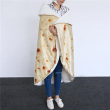Load image into Gallery viewer, Mexican Burrito Tortilla Throw Blanket Soft Fleece For Home Lovers
