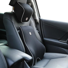 Load image into Gallery viewer, Orthopedic Memory Foam Lumbar Back Support Cushion &amp; Headrest Pillow Beauty And Health For Drivers
