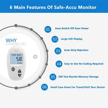 Load image into Gallery viewer, Accu Blood Glucose Meter Diabetes Tester Glucometer Accessories For Health Lovers
