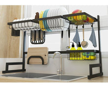 Load image into Gallery viewer, Stainless Steel Over The Sink Dish Drying Rack For Home Lovers

