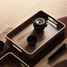 Load image into Gallery viewer, Japanese Wooden Coffee Table Serving Tray With Handles Houseware For Home Lovers

