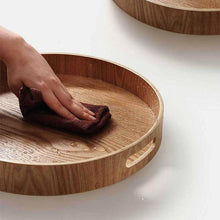 Load image into Gallery viewer, Japanese Wooden Coffee Table Serving Tray With Handles Houseware For Home Lovers
