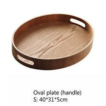 Load image into Gallery viewer, Japanese Wooden Coffee Table Serving Tray With Handles Houseware For Home Lovers
