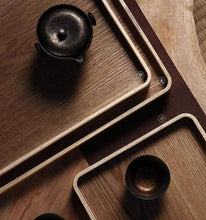 Load image into Gallery viewer, Japanese Wooden Coffee Table Serving Tray With Handles Houseware For Home Lovers
