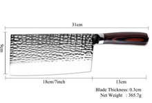 Load image into Gallery viewer, Professional Chef Japanese Butcher Knife High-Carbon Steel Meat Cleaver For Kitchen Lovers
