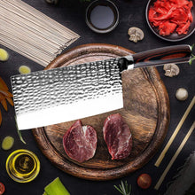 Load image into Gallery viewer, Professional Chef Japanese Butcher Knife High-Carbon Steel Meat Cleaver For Kitchen Lovers
