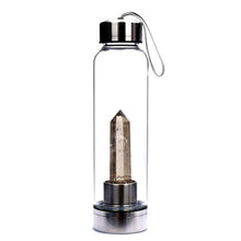 Load image into Gallery viewer, Natural Crystal Quartz Infused Water Bottle 500ML Beauty For Cooker
