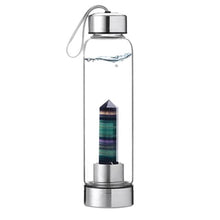 Load image into Gallery viewer, Natural Crystal Quartz Infused Water Bottle 500ML Beauty For Cooker
