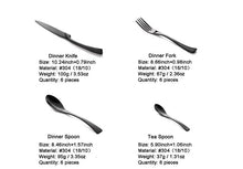 Load image into Gallery viewer, Luxury Stainless Steel 24-Piece Flatware Set Beauty And Health For Cookers
