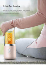 Load image into Gallery viewer, Juice Blender Portable Electric Juicer Smoothie Machine Processor Six Blade Mixing Juice
