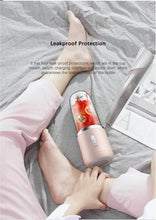 Load image into Gallery viewer, Juice Blender Portable Electric Juicer Smoothie Machine Processor Six Blade Mixing Juice
