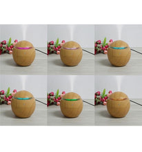 Load image into Gallery viewer, Light Wood Grained LED Colors 130 ml Ultrasonic Cool Mist Essential Oil Diffuser
