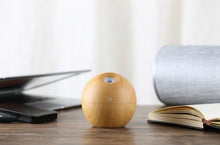 Load image into Gallery viewer, Light Wood Grained 130ml Essential Oil USB Diffuser with LED
